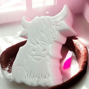 Cherry soap HANDMADE LARGE 4x3in 7oz cow shea butter, goat milk